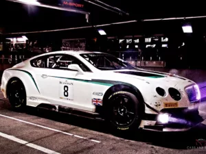 Bentley Continental GT3 en las 24h de Spa-Francorchamps – fotografía artística mural edición limitada 8 ejemplares