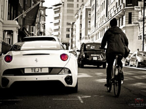 Gráfico de pared del coche – Ferrari California Londres