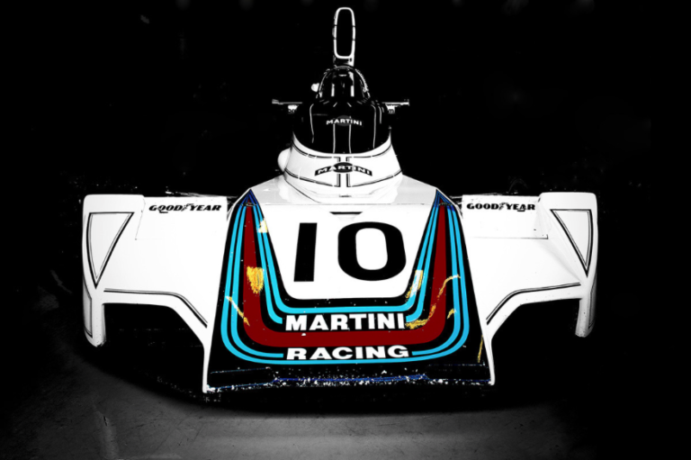 Brabham BT44 F1 librea Martini Racing 1974 Gordon Murray – fotografía artística Fórmula 1 clásico edición limitada