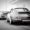 Foto Lienzo Porsche Ancestro Fotografía de carreras Porsche clásico ancestro en el circuito de Croix-en-Ternois Francia, coche histórico de competición vintage en pista francesa, arte de pared automovilístico edición limitada