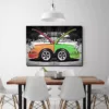 Arte de capó abierto de Porsche Carrera
