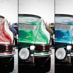 Porsche Tríptico 911 Arte Pintura