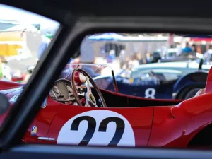 Foto de Ferrari 412 S Lienzo Ferrari 412 S 1958 rarísimo deportivo de competición clásico – fotografía artística lienzo edición limitada