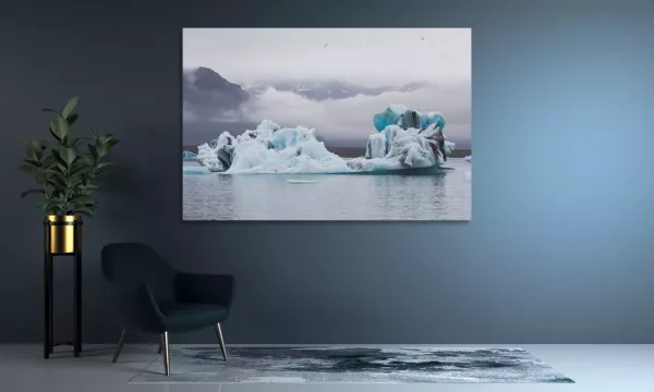 Minimal living room and blue wall texture background interior de Minimal living room and blue wall texture background interior de
