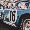 Ford Shelby Cobra Daytona Coupe carrocería aerodinámica azul Carroll Shelby años 60 – fotografía automovilismo histórico edición limitada