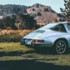 Fotografía Antigua Porsche 911 Cuadro vintage Porsche 911 antiguo en fotografía artística de época, coche clásico de colección en imagen retro de alta calidad, decoración mural automovilística edición limitada Cars and Roses