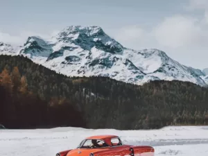 Lincoln Indianapolis concept car único carrocería Ghia Turín 1955 diseño futurista americano-italiano – fotografía edición limitada