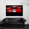 Fotografía Ford GT40 Rojo – El Coche que Venció a Ferrari en Le Mans | Edición Limitada