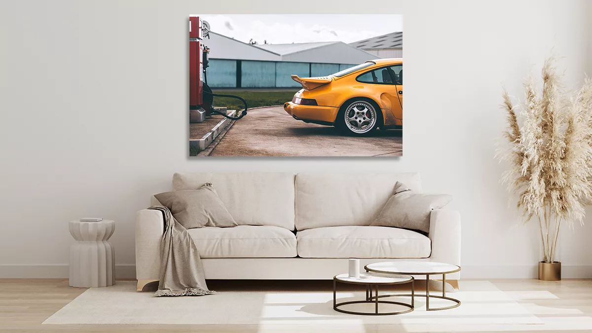 Scandinavian style living room interior mock up, modern living r