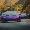 Lamborghini Huracán carrocería angular diseño agresivo V10 superdeportivo italiano – fotografía artística edición limitada