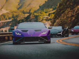 Lamborghini Huracán carrocería angular diseño agresivo V10 superdeportivo italiano – fotografía artística edición limitada