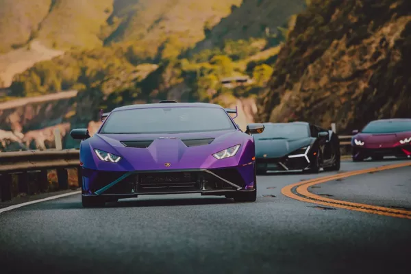 Lamborghini Huracán carrocería angular diseño agresivo V10 superdeportivo italiano – fotografía artística edición limitada