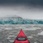 Fotografía kayak glaciar Svalbard Ártico