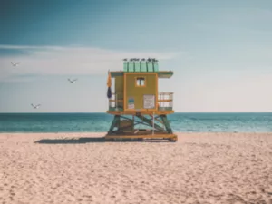 Fotografía Miami Beach cabin Florida art déco