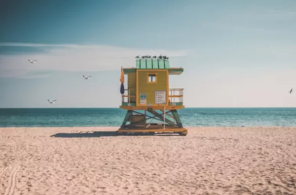 Fotografía Miami Beach cabin Florida art déco