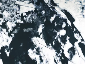Fotografía Frozen Lake lago helado Noruega