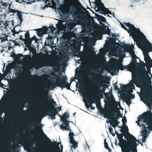 Fotografía Frozen Lake lago helado Noruega