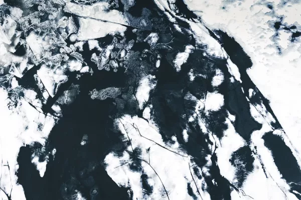 Fotografía Frozen Lake lago helado Noruega