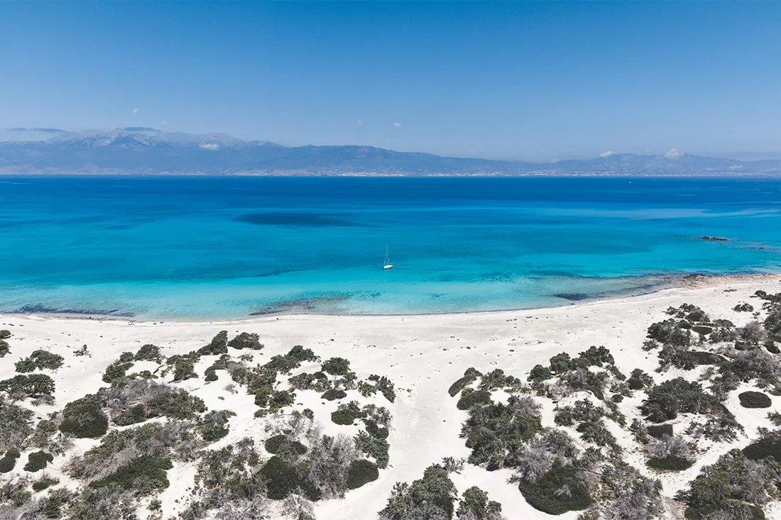 Fotografía fine art Chrysí Island Creta aguas turquesas arena dorada isla deshabitada edición limitada cuadro paisaje mediterráneo