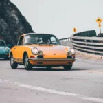 Fotografía fine art Porsche 911 clásico ruta costera californiana edición limitada cuadro automóvil