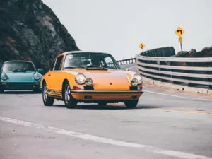 Fotografía fine art Porsche 911 clásico ruta costera californiana edición limitada cuadro automóvil