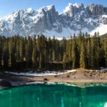 Fotografía lago di Carezza Karersee Dolomitas
