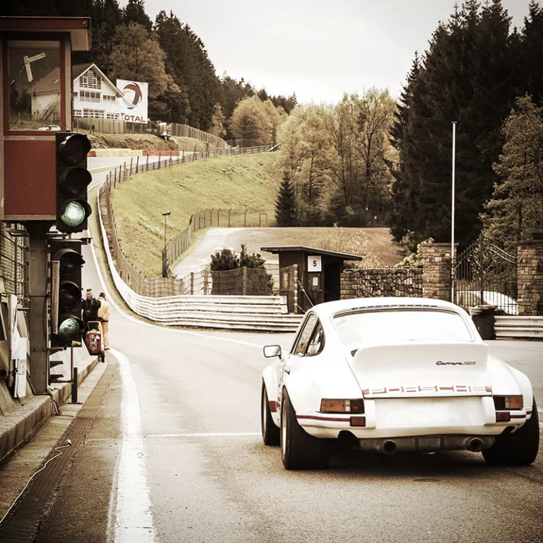 fotografía fine art Porsche 911 Carrera RSR competición formato cuadrado edición limitada