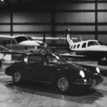 fotografía fine art Porsche Targa aviones blanco negro edición limitada cuadro automóvil