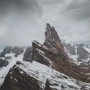 Fotografía montaña Seceda Dolomitas Italia