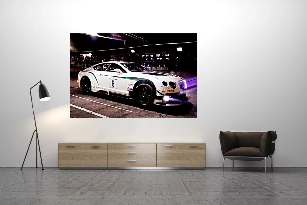 Fotografía Bentley Continental GT fine art — decoración habitación coche edición limitada