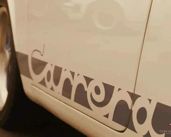 Cuadro Jaguar Type E Sepia - Impresión Automóvil Clásico en Aluminio