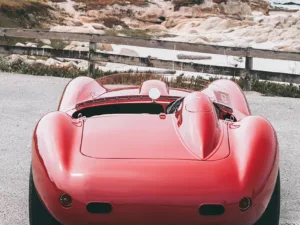 Ferrari Testa Rossa rojo — fotografía fine art edición limitada | Cars and Roses
